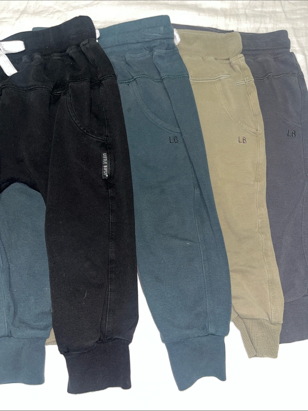 Little Bipsy Kids Joggers - Black, Teal, Olive, Charcoal